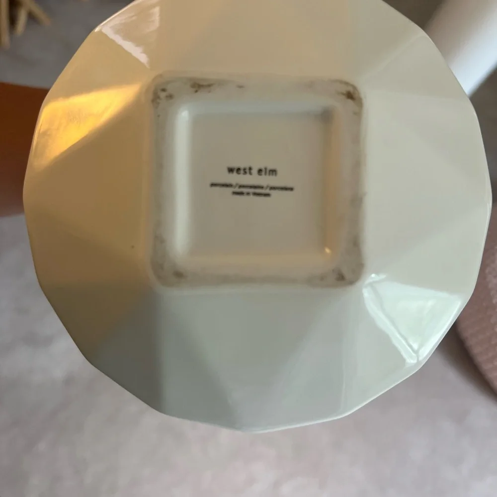 west elm geometric vases